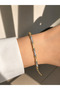 Special Series Double Color Bone Stone Detailed Bracelet