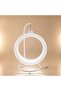 مصباح دائري حديث يعمل بالطاقة LED مقاس 138x143 سم من البلاستيك LLDPE (بدون حامل) - 3