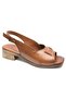 Nurive Genuine Leather Comfort Orthopedic Women's Sandals Taba - 3