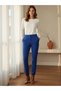 Women's Blue Skinny Pants – Sculpt Fit |   High Waist Form |   Tok Kumaş |   All-Day Comfort - 3