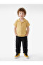 Cotton Pack Elastic Waist Cargo Pants Pocket Detail Gabardine - 3