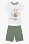 Boy's Gardener Cotton Multi-Colored 2-Piece Pajama Set - 5