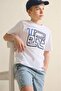 100% Cotton New Regular Fit Crew Neck Printed Short Sleeve T-Shirt Boys H6360A826Hs