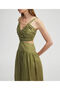 Cutout tafta elbise - 5