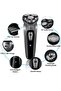 Men‘s Electric Rotary Shaver, Rechargeable 3D Floating Heads, USB-C Fast Charging, Black - 2