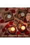 6-Piece Heart Shaped Wedding Candles, Rustic Bridal Shower Favors with Wood Tags & Jute - 3
