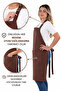 Simple kitchen apron with adjustable strap - 5