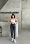 Women's High Waist Narrow Leg Mom Smoked Jeans - 4