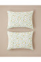 Sunleaf Easy-Iron 2-Piece Pillowcase 50X70 cm Yellow-Green