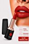 Shimmer Lipstick Mineral Red - Sparkle Lipstick - 4 Gr - No: 908 - Vegan & Clean Content - 4
