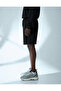 Men's Daily Basic Comfortable Black Shorts with Elastic Waistband - 2