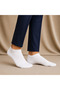 Men's Seamless Cotton Bootie Socks 6-Pack Invisible Daily Comfortable White - 5