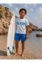 Basic 10-13 Years Old Swim Shorts - Blue