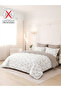 6-Pcs Printed Duvet Cover Set King Size 220x240cm, Brushed Microfiber Fabric (Without Filler) - 2