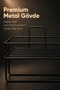 Black Metal Adhesive Toilet Roll Holder - Shelf-Lasting Toilet Paper Hanger and Organizer - 5