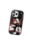iPhone 17 Pro Max Compatible Shock-Absorbing Camera Protected Black Silicone Case Mickey Patterned - 3
