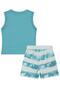 Surfers Club Printed 6-18 Months Set - Green - 2
