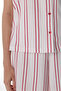 Off-White Rosy Stripes Cotton Piece Shirt and Pants Pajama Set - 3