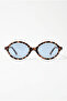 Azzura Sunglasses – Leopard Oval Blue Glass 54 mm - 4