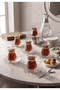 Alya 12 Piece Tea Set (Gold& Silver)