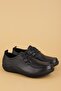 Genuine Leather Anatomical Sole Comfortable Daily Shoes Usl.2204 Black - 2