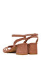 Women's Mink Ankle Buckle Thick Heeled Suede Leather Sandals 26Sfd161410 - 7