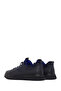 Men's Navy Blue Lace-Up Sneakers, Genuine Leather Casual Shoes 25Wfd676026 - 5