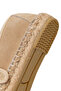 Women's Beige Strappy Suede Leather Espadrille 26Pfd205010 - 8
