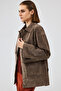Jennifer Women's Mink Suede Leather Jacket 24Wgd 522810 - 4