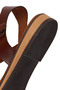 Women's Brown Buckle Leather Bodrum Sandals 26Sfd332218 - 8