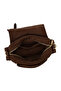Women's Brown Fabric Crossbody Bag 26Pbd24526F - 4