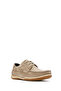 Men's Beige Lace-Up Nubuck Leather Casual Shoes 26Sfd7101V3 - 7