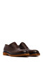 Men's Brown Lace-Up Leather Casual Shoes 25Wfd6013Ft - 3