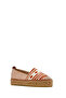 Kastamonu Stone Print Women's Tan Patterned Espadrille 25Sfd20836F - 7