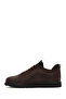 Men's Brown Lace-Up Nubuck Leather Casual Shoes 25Wfd6748V3 - 2