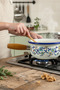 20 No 1.7 Lt.Enameled Pot, Serving, Food Camping, Picnic, Dowry - 3