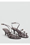 Kitten Heel Buckle Sandals