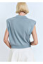 Thin Knitted Wadded Jumper - 4