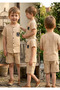 Boy's Shorts Set Muslin Fabric - 2