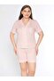 Boydan Buttoned Battal Shorts Set B760-10