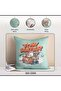 Cars Cotton Filled Cushion 40x40cm - Red/green - 4