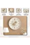 Fretza Metal Gear Wall Clock Dia 59cm - Cream - 6
