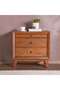 Lyrah Night Stand With 3 Drawers - Walnut - 2