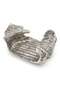 Fleur Metal Leaf Organic Platter 37x22x14.5cm - Silver - 3