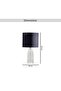 Ayami E27 Crystal Table Lamp 25x52cm - Clear - 6