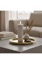 Auralite Led Real Wax Mottled Pillar Candle Dia5x15cm - Beige