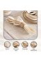 Serene Leno Window Pane 4 Piece Napkin Set 45x45cm - Linen - 4