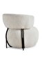 Twilight Throne Accent Chair - Off White - 6