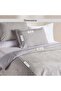 Avenue Cotton Waffle 3-piece King Duvet Cover Set 230x220cm- Silver Grey - 5