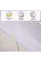 Comfort Bliss Hybrid Memory Foam Mattress Topper 200x200+8cm - White - 7